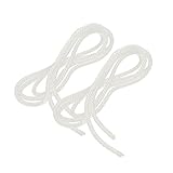 uxcell ハンドルロープ　ナイロンコード　2個 1.6m長さ　ホワイト　スタートロープ　ナイロン製