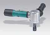 Dynabrade 52280 .55 hp Right Angle Die Grinder, 15,000 rpm, Gearless, Extended Rear Exhaust, Long Sh