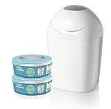 Tommee Tippee Sangenic Nappy Disposal Value Pack Tub + 2 cassettes by Tommee Tippee