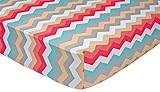 Trend Lab Waverly Pom Pom Play Crib Sheet, Chevron by Trend Lab [並行輸入品]