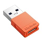 Mcdodo USB Type C USB3.0 変換アダプタ 5V/3A急速充電 5Gbps高速データ転送 QC3.0対応 USB C USB A 変換アダプター 高耐久 小型 軽量 勤務 ビジネス出張用 タイプC to A 変換コネクタ コンバータ Type Cアダプター 充電器 モバイルバッテリー パソコン等対応 型番OT-6550 オレンジ