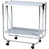 折りたたみワゴン [W68 x D41 x H70cm　収納時：W68 x D10 x H89cm] 家具 収納家具 サイドワゴン