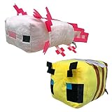 人気モブがBIGぬいぐるみに BIG ぬいぐるみ ウーパールーパー ミツバチ 全2種セット 約27cm 公式 グッズ