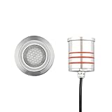 WAC Lighting 2022-30SS 2" Inground LED 12V Round Indicator Light with Honeycomb LouverStainless Stee