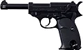 WALTHER(ワルサー) ガスライター P-38 電子式 マットブラック 58380002