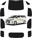 Loveyes トヨタ アルファード サンシェード 30系 全面 フルセット 日除け 車中泊 断熱 純正 遮光 UVカット 専用アクセサリー (アルファード 30系)