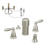 Moen kbbr-d-t5225bn Brantford 2ハンドルBidet蛇口、つや消しニッケル