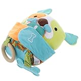 ノーブランド品 ぬいぐるみ　犬の子人形　ガラガラ　子供　音楽　知育玩具　ホーム飾り　贈り物