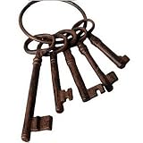 eforlike 1 Piece Heavy Duty Vintage Ironキーリングキーセット