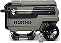 Igloo 70クォート プレミアム Trailmate 車輪付きローリングクーラー オリーブグリーン