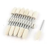 12個直径2mmの金属シャンク8x18mmは、ボブ・バフ研磨化合物のツールをフェルト