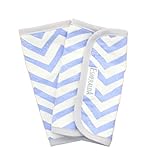 Esmeralda（エスメラルダ）サッキングパッド シェブロンアズール 抱っこひも用 ベビーキャリア エルゴ アダプト クールエアー よだれパッド よだれカバー ベルトカバー 肩パッド 【日本製】