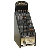 Royal & Langnickel MAJ-MINI-D Best Mini Majestic Taklon Watercolor and Acrylic Brushes Display