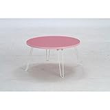 カラーテーブル/折りたたみテーブル 丸60 丸型 LPICCB600LPI ピンク