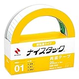 ニチバン 両面テープ ナイスタック 弱粘着タイプ 25mm×9m NW-R25 5個セット