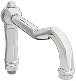 Rohl c7444apcカントリーキッチン9 "標準Reach古いスタイル列注ぎ口のみwith Threadedナットatベースfor the a1456前2014 & a1459前2007、ポリッ