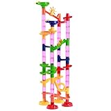 スロープトイ ビー玉転がし ビーズコースター 子供おもちゃ 知育玩具 迷路 組み立て 知育玩具 Broadroot (A)