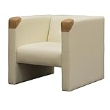 レザーソファ 1人掛け / Mir (03モカ)