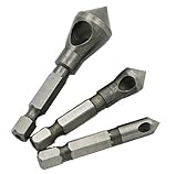 バリ取り 3本 セット 面取り カッター ドリル 汎用 工具 金属 プラスチック 加工