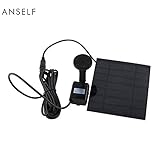 Anself ソーラーパネル 太陽噴水ウォーターポンプ ブラシレスポンプキット 省エネ 庭ガーデン散水キット用