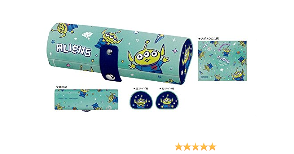 Amazon Co Jp ディズニーキャラクター メガネケース クロス付 エイリアン リトルグリーンメン ホーム キッチン