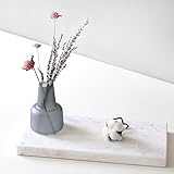 【Blooming＆me】フラワーデザイナーおすすめ おしゃれ度UP！ 人気のインテリア ドライフラワーミックス＆グレー花瓶SET (千日紅ピンク＋ラベンダー) [並行輸入品]