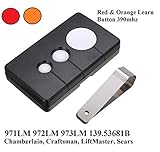 ガレージドアリモートオープナーリモコン HBW1255 139.53681B 390MHz 3ボタンリモートコントロール トランスミッター Sears Craftsman Chamberlain Li