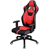 Bauhutte (バウヒュッテ) ゲーミングチェア リクライニング 日本人用の低座面仕様 RS-400S-RD