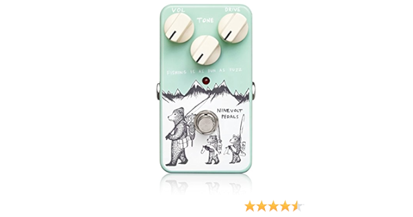 Amazon Ninevolt Pedals ナインボルトペダルズ ファズ Fishing Is As Fun As Fuzz ファズ 楽器