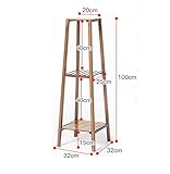 フラワーラック、ウッディー屋内リビングルームバルコニー複数のレイヤーフラワーポットラックの木の色 ( サイズ さいず : 100CM )