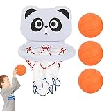 ミニバスケットボールフープ, ドア用ミニバスケットボールフープ, 子供、大人、ティーンエイジャー、学生用のバスケットボールおもちゃ、3つのミニバスケットボール付き Falbiro