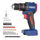 NANWEI 電動ドライバー 最大50N·m 充電式ドリルドライバー マキタ18Vバッテリー対応 ブラシレスモーター 21段階トルク調節 2スピードモード 無断変速 小型軽量 LEDライト 正逆転切替 ネジ締め/ネジ外し/穴あけ 本体のみ 【バッテリー・充電器別売り】