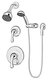 Symmons 6605-1.5 Unity 1-Spray Handshower & Showerhead Combo Kit, Chrome [並行輸入品]
