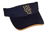 California Golden Bearsマジックテープ調節可能バイザーNCAA AUTHENTICフリーサイズ帽子キャップ – ネイビーブルーOSFA