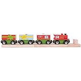 Bigjigs Rail Christmas Train Set [並行輸入品]