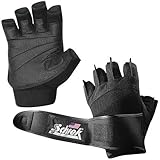 Schiek(シーク) リストラップ付リフティンググローブ540 (日本正規品) ブラック XXX-Large