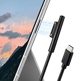 サーフェス充電ケーブル Surface充電ケーブル Type-c（オス）to Surface Pro 45W 15V急速充電 USB-C PDプロトコル充電器必要 SurfacePro7/6/5/4/3/Go3/2/1Laptop1/2/3/4、Surface Book 対応 1.8M