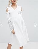 (エイソス) ASOS レーススリーブ付きブルーベルマタニティコールドショルダードレス Bluebelle Maternity Cold Shoulder Dress With Lace Sleeve
