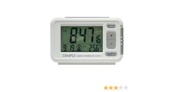 Amazon Dimple ディンプル デジタル 電波時計 温度表示 Dra367w 置き時計 掛け時計 オンライン通販