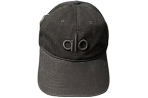 alo キャップ帽, コットン素材, ロゴ刺繍入り, 3色展開