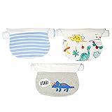 赤ちゃん汗取りパッド 汗取りインナー ４重ガーゼ 綿100％ あせ対策 可愛い 自分用 ベビギフト 出産祝い ３枚セット (男の赤ちゃん)