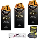 SKYN ラージ Lサイズ コンドーム 10個 ×3箱 【ケース＆ローションセット】