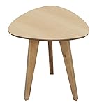 サイドテーブル (ナチュラル) 【三角形天板/約幅39.5×奥行39.5×高さ45cm】