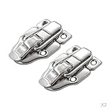 SunniMix ステンレス製　トグルラッチ　トグルケースキャッチボックス　ラッチ　ツールボックス　留め金ラッチ　4個入り