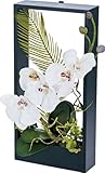 ユーパワー Flower Art ウォールフラワーアート オーキッド ホワイト FL-04035