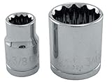 K-T Industries 3/8 Drive 12-Point Regular Socket 7/16 [並行輸入品]