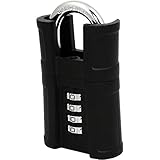 FJMセキュリティsx-875 4-dial Shrouded Combination Padlock withブラック仕上げby FJMセキュリティ