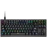【Amazon.co.jp限定】CORSAIR K60 PRO TKL RGB ゲーミングキーボード Corsair 自社独自OPX軸採用 英語レイアウト 英語配列 CH-911D01A-NA ブラック