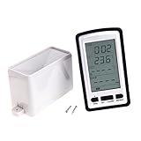 Flameer 気象ステーション　レインゲージ　デジタル雨量計　降雨量測定　レインコレクター付　　