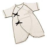 えくぼちゃん(ekubochan) 日本製 純オーガニックコットン コンビ肌着 (60～70cm)